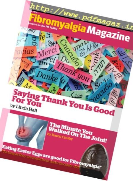 Fibromyalgia Magazine – April 2017 Cover