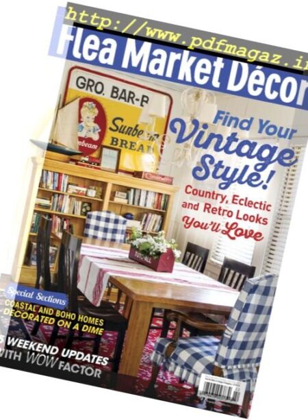 Flea Market Decor – May-June 2017 Cover