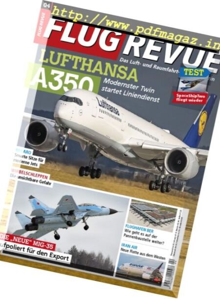 Flugrevue – April 2017 Cover