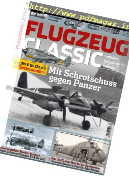 Flugzeug Classic – April 2017 Cover