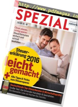 Focus Spezial Steuer – Februar-Marz 2017