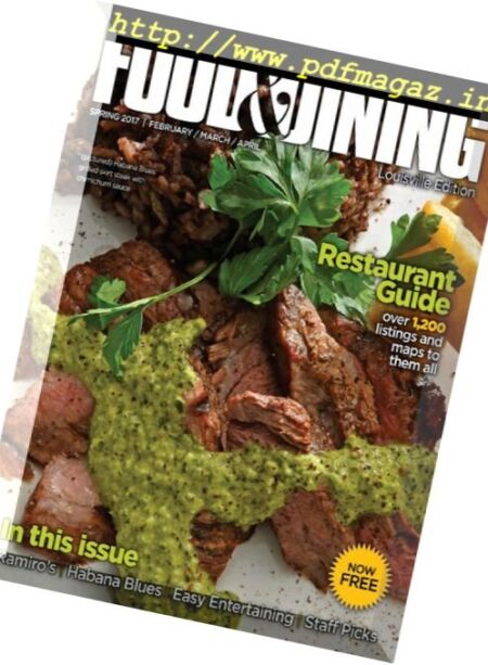 Food & Dining – Spring 2017 Cover
