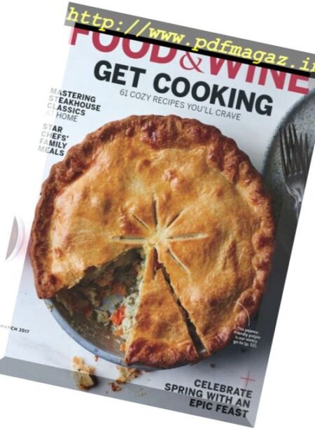 Food & Wine – March 2017 Cover