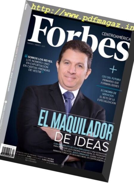 Forbes Central America – Febrero 2017 Cover