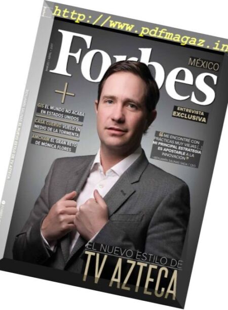 Forbes Mexico – Marzo 2017 Cover