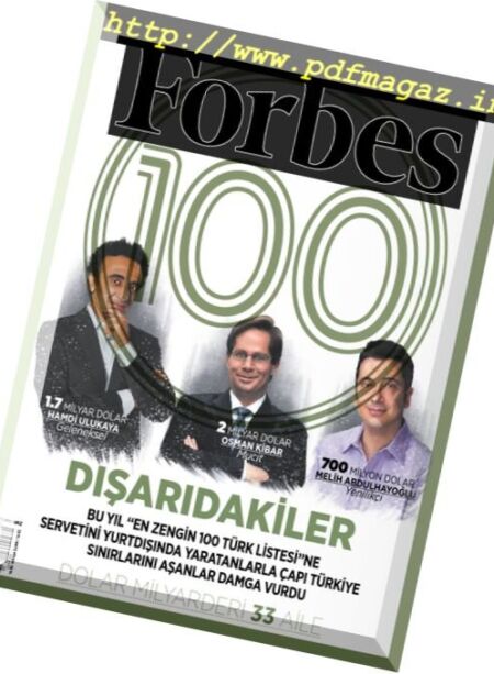 Forbes Turkey – Mart 2017 Cover