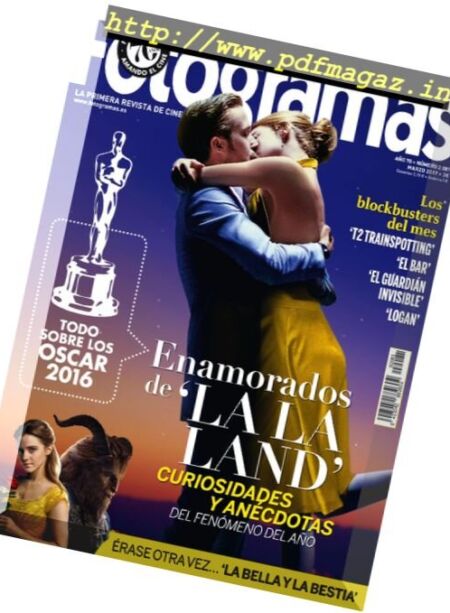 Fotogramas – Marzo 2017 Cover