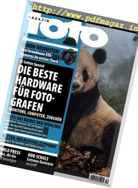 Fotomagazin – April 2017 Cover