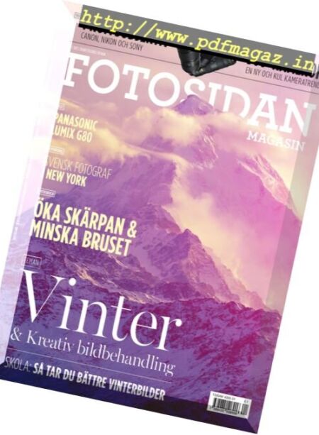 Fotosidan Magasin – Nr.1, 2017 Cover