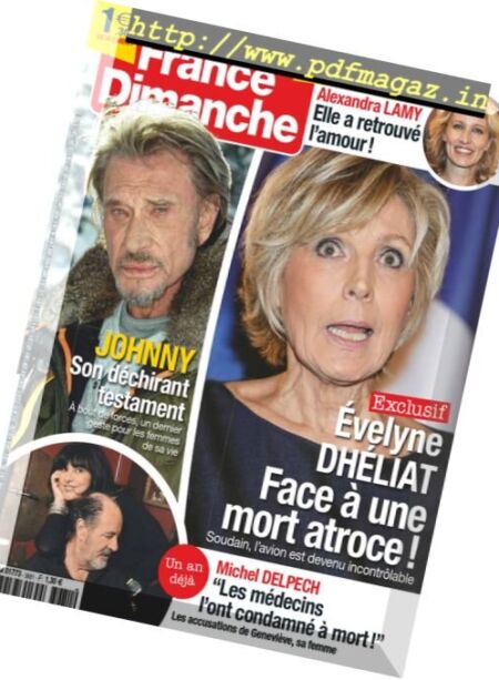 France Dimanche – 17 au 23 Mars 2017 Cover