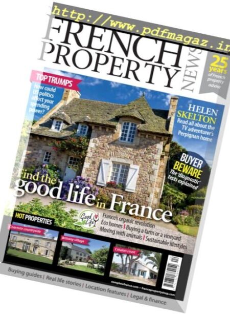 French Property News – April 2017 Cover