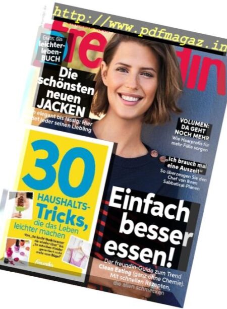 Freundin – 22 Februar 2017 Cover
