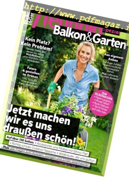 Freundin Spezial Balkon & Garten – Nr.2, 2017 Cover