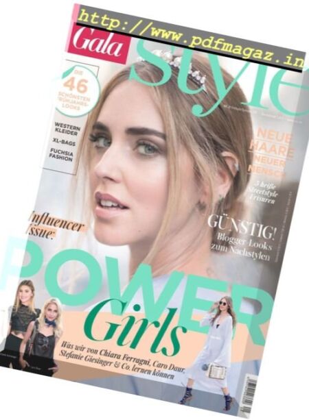 Gala Style – Fruhjahr-Sommer 2017 Cover
