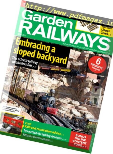 Garden Railways – April 2017 Cover