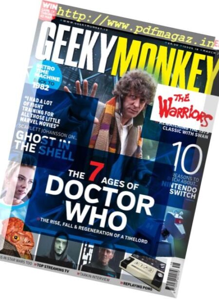 Geeky Monkey – Issue 18, March 2017 Cover