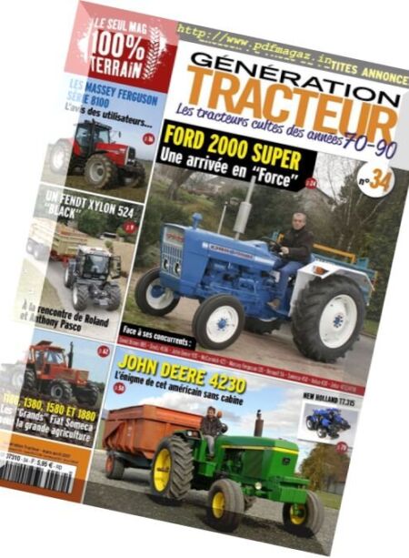 Generation Tracteur – Mars-Avril 2017 Cover