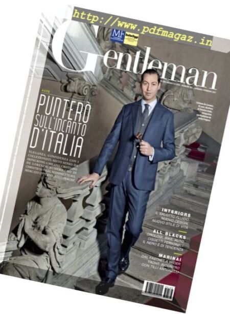 Gentleman Italia – Gennaio-Febbraio 2017 Cover