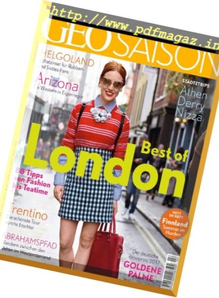 Geo Saison – April 2017 Cover
