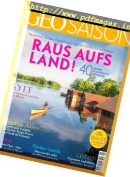 Geo Saison – Mai 2017