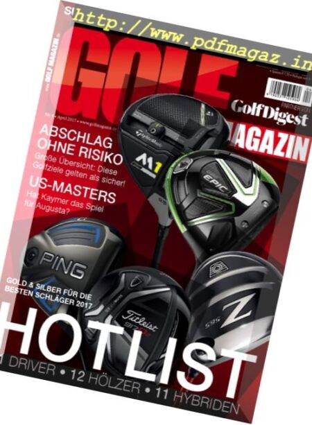 Golf Magazin – April 2017 Cover