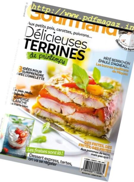 Gourmand – 29 Mars au 11 Avril 2017 Cover