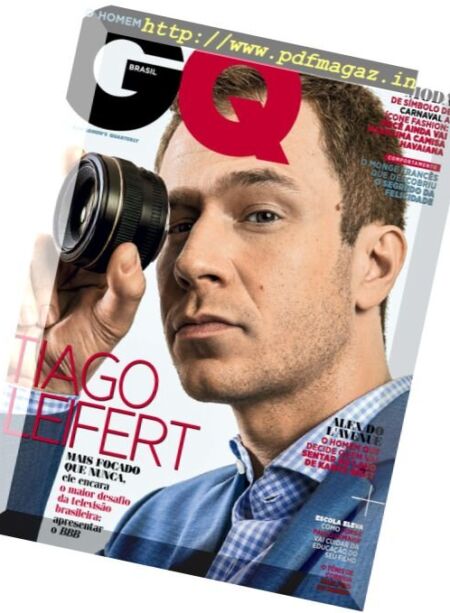 GQ Brazil – Issue 71, Fevereiro 2017 Cover