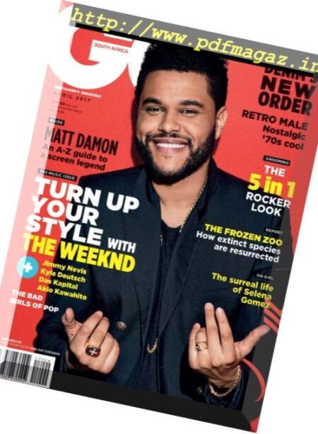 GQ South Africa – April 2017 Cover