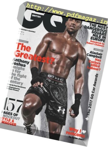 GQ UK – April 2017 Cover
