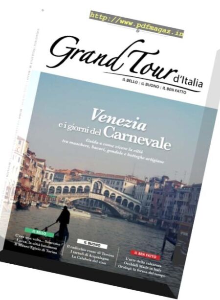 Grand Tour d’Italia – Febbraio 2017 Cover