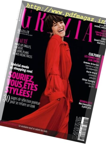 Grazia France – 24 au 30 Mars 2017 Cover