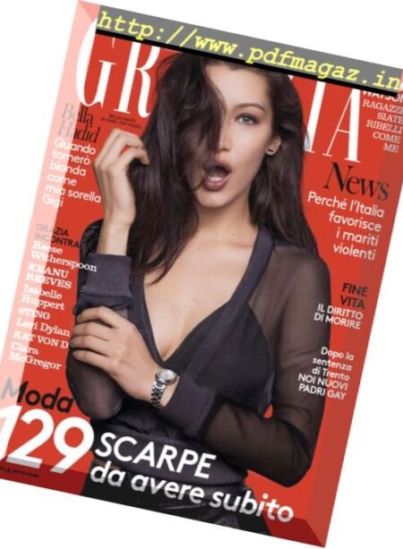 Grazia Italia – 9 Marzo 2017 Cover