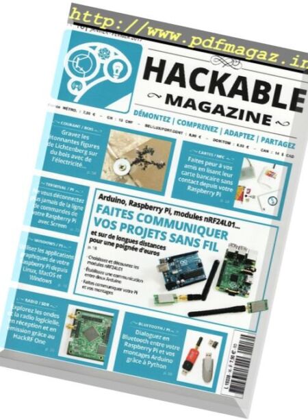 Hackable Magazine – Janvier-Fevrier 2017 Cover