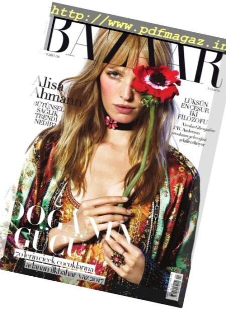 Harper’s Bazaar Turkey – Nisan 2017 Cover