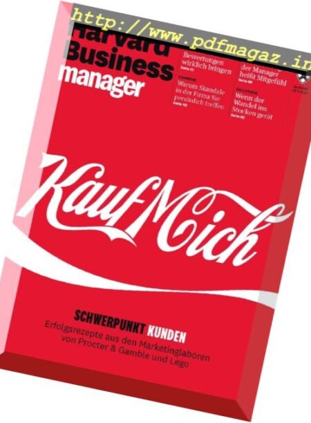 Harvard Business Manager – April 2017 Cover