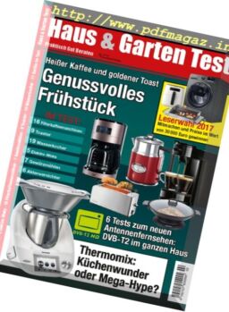 Haus & Garten Test – Marz-April 2017