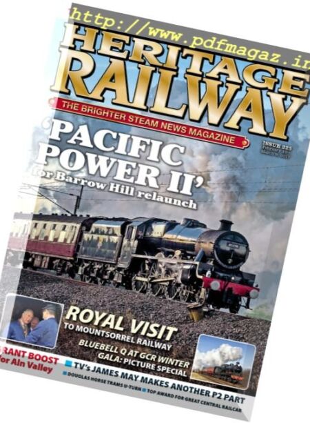 Heritage Railway – 10 February 2017 Cover