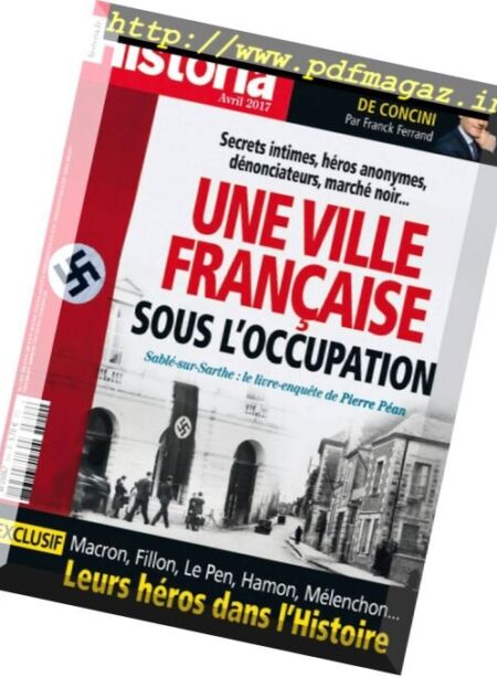 Historia – Avril 2017 Cover