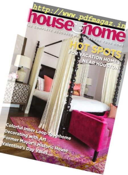 Houston House & Home Magazine – February 2017 Cover