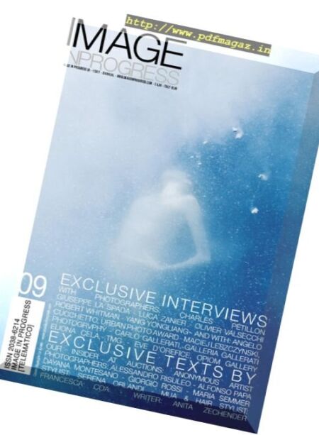 Image in Progress – Nr. 9, 2017 Cover