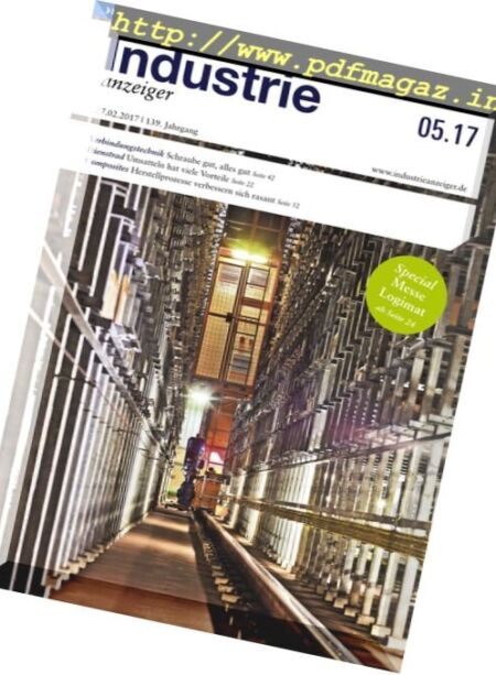 Industrie Anzeiger – Nr.5, 2017 Cover