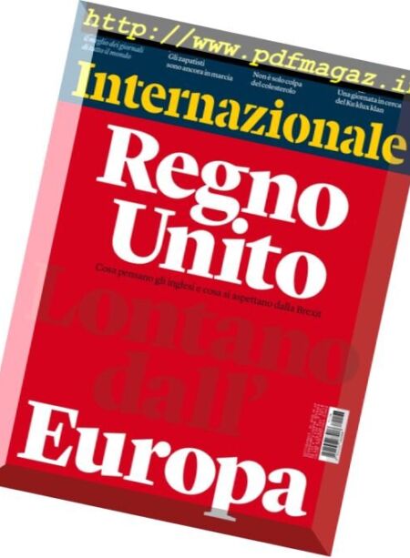 Internazionale – 17 Marzo 2017 Cover