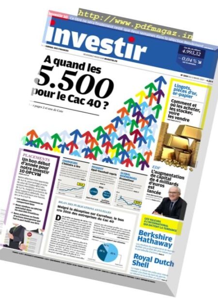 investir – 11 Mars 2017 Cover