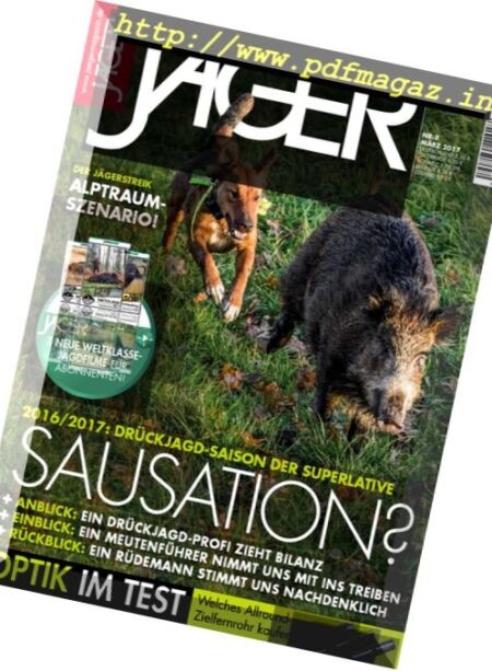 Jager – Marz 2017 Cover