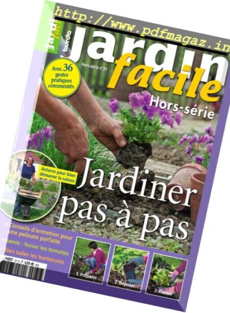 Jardin Facile – Hors-Serie – Jardiner Pas a Pas 2017 Cover