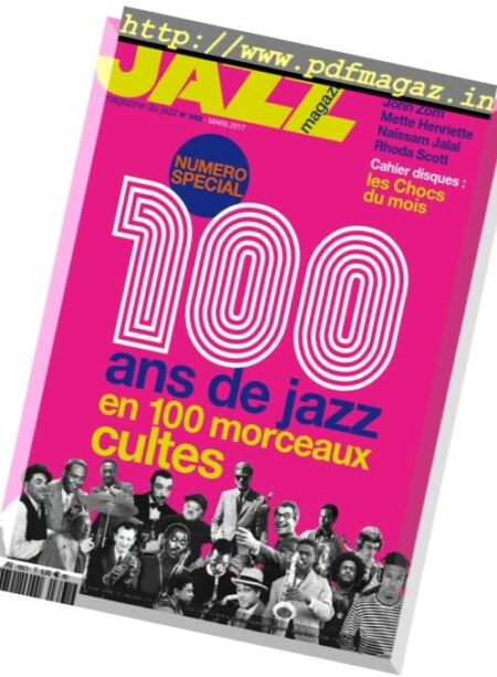 Jazz Magazine – Mars 2017 Cover