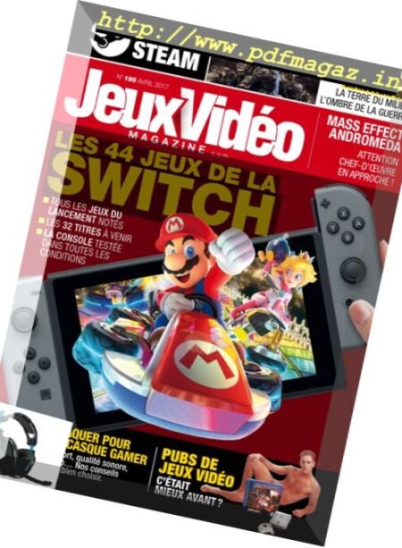Jeux Video Magazine – Avril 2017 Cover