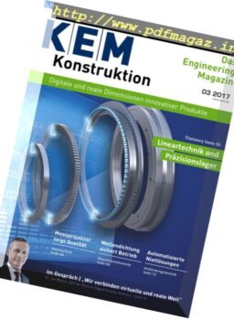 Konstruktion Entwicklung Management – Nr.3, 2017