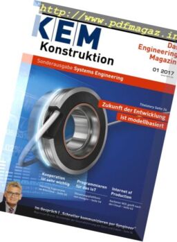 Konstruktion Entwicklung Management – Systems Engineering 2017