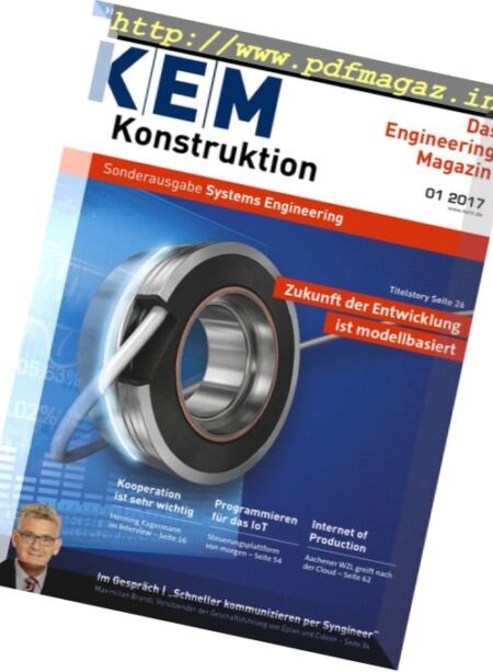 Konstruktion Entwicklung Management – Systems Engineering 2017 Cover